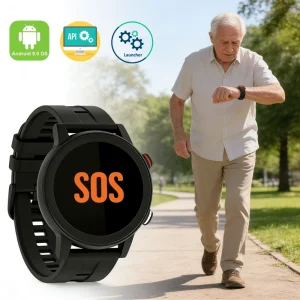 L23 Senior SOS Smart Watch with 4G GPS, Android, API and SDK Integration, Emergency Calls