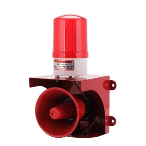 LC LC JD Fire Safety Emergency Sound Alarm System for Remote Control Voice Warning Adjustable Volume Strobe Horn Iron