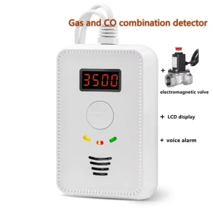 LCD AC90-240V Natural Gas and CO Combination Detector Alarm