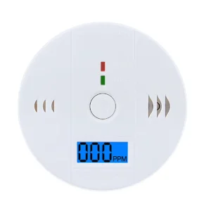 LCD Carbon Monoxide Detector with CO Gas Sensor Warning and Poisoning Alarm