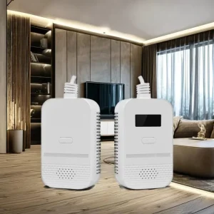 LCD Combustible Gas Leak Detector and Fire Alarm