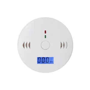 LCD Display PPM Indoor Smart Carbon Monoxide Alarm Detector Sensor for Home Security