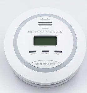 LCD Smoke and Carbon Monoxide Detector with Sound and Flash Alarm