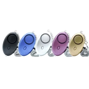 LED Light Alarm Keychain Pendant with SOS Distress Alarm for Women