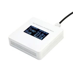 LEDEAST Smart Wifi Tuya Real time Monitoring of Indoor Temperature and Humidity Detector for Warehouse 24H