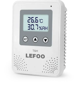 LEFOO CE ROHS Certified LCD Display Temperature Humidity Controller Transmitter Sensor with Relay and Alarm Function