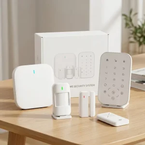 LHD8100 All in One Wireless Alarm 800m Wireless Range 100 Alarm Zones 4G Ethernet WiFi SIA/ADM-CID CMS Integration Open Platform
