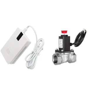 LPG Gas Detection Home Alarm System Natural Gas Detector with Shutoff Valve