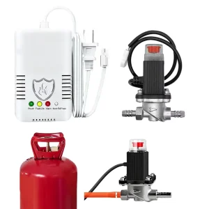 LPG Gas Detector with IP Network, Fire Alarm, and Aluminum Alloy Construction