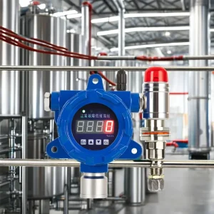 Laboratory Fixed Hydrogen Detector with Laser Sensor, ATEX Exib IIC T6 GB, 3-Wire 4-20mA Output, Aluminum Housing