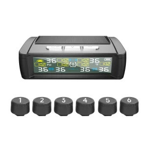 Lancol T11 6 Tires TPMS Car Tire Pressure Monitor Digital Display 6 External Sensors IPX7 Waterproof 433.92MHz Universal Fitment