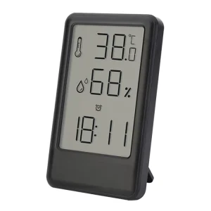 Large Screen Display Alarm Clock Temperature and Humidity Meter