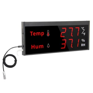Large Screen Upper lower Limit Humidity Temperature Alarm Wifi with Tuya App Alert Humidity Temperature Control