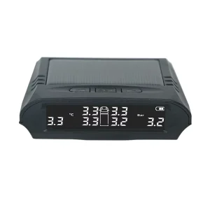 Large Truck Tire Pressure Monitoring System Solar Wireless External Plastic 12V RV TPMS