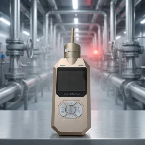 Laser Sensor Portable Combustible Gas Detector with 50M Working Distance, Sound and Light Alarm, Rechargeable 3.7VDC