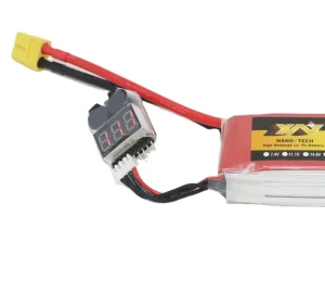 LiPo Battery Voltage Tester Low Voltage Buzzer Alarm for 2-8S LiPo LiFe LiMn Li-ion Battery Checker Monitor