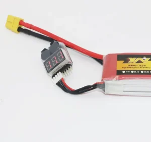 LiPo Battery Voltage Tester Low Voltage Buzzer Alarm for 2S-8S LiPo LiFe LiMn Li-ion Batteries