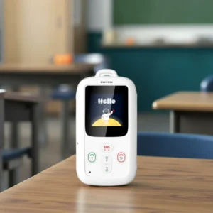 Lightweight 4G RFID ID Card Tracker with SOS Button Anti Lost GNSS Positioning Beidou & LBS for Kids Staff & Elderly (Plastic)