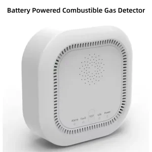 Lithium Battery Operated Combustible Methane Gas Leak Detector for Home Use