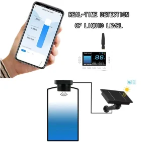 LoRa Smart Level Controller with LCD Display for Liquids & Solids Detect Water Oil Fuel Feed Ultrasonic Solar Panel Sensor