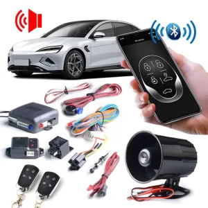 Long Range Remote BT Phone App Remote Start Stop Engine Car Alarm Security System Remote Control Ignition Alarm Car