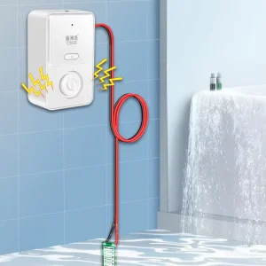 Long Standby Rechargeable Water Level Alarm Household Overflow and Leak Detector with Full Water Alert