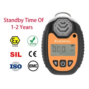 Low Power Consumption Portable Single Gas Detector Infrared Cell Technology High Accuracy Sound Alarm for H2S CO O2 EX Detection