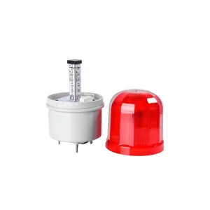 Low Power PC Material Audible Visual Alarm with IP44 Protection and LED Display Screen for Industrial Use
