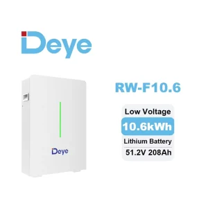 Low Voltage Battery 10kWh Energy Storage System With Deye Hybrid Inverter For Home Use Solar System