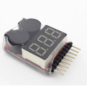 Low-Voltage Buzzer Alarm 1-8S Battery Voltage 2-in-1 LiPo Battery Tester