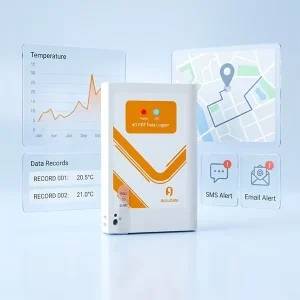 M380 Real-Time 4G Temperature and Humidity Monitor with SMS and Email Alarm, Single-Use Disposable Cold Chain Alert System