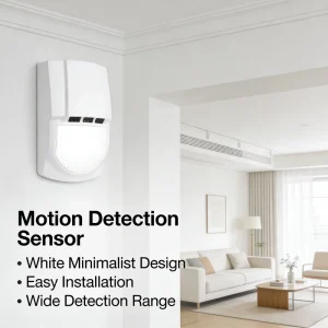 MC-800 Small PIR Motion Detector for Indoor Office Warehouse Garage Security