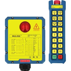 ML-K16S+ Waterproof 24V DC Crane Remote Control with 12V Plastic Receiver Wireless RF Communication for Alarm Devices