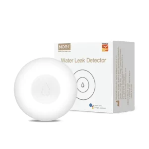 MOES Tuya ZigBee Smart Flood Sensor Home Alarm Water Leakage Detector Flood Notification Alert Overflow Security Alarm