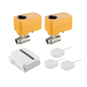 Manufacturer Direct 12V 220V Water Leak Detector System With Auto Shutoff Valve For Home & Office Pipeline Protection