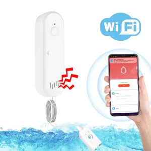 Manufacturer Supply Smart Home Water Flood Detector 80dB WiFi Water Leakage Sensor