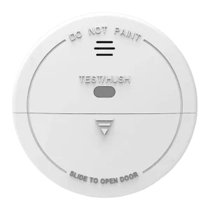 Manufacturer Wireless 433MHz Battery Smoke Detector, 85dB Photoelectric Sensor for Tuya Home Security