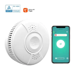 Manufacturer Wireless Fire Security Smoke Alarm 85dB WiFi Fire Sensor For Hotels