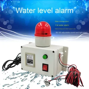 Manufacturer’s LED Liquid Level Indicator Lights High Low Water Level Alarm Overflow Shortage Reminder Silencer for