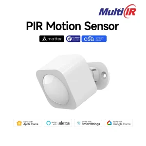 Matter Thread Wireless PIR Motion Detector App Control ABS Motion Sensor Smart Home Alarm