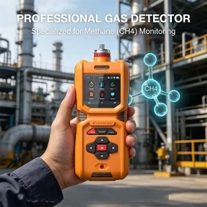 Methane Gas Detector Portable Handheld CH4 Gas Leak Detector Natural Gas Detector Combustible LEL Gas Monitor
