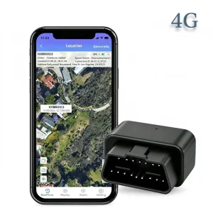 Mini 4G OBD GPS Tracker Wireless Vehicle Tracking Device, Plug & Play Car GPS Tracker OBD