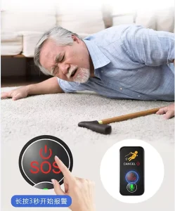 Mini GPS Tracker for Children and Elderly with Real-Time Tracking, Fall Detection, and Emergency Call