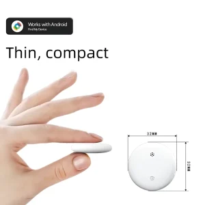 Mini GPS Tracking Tag with Anti-Loss Reminder for Cars, Keys, Pets and Children