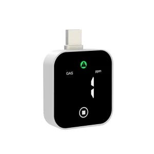 Mini USB CO and Combustible Gas Detector, Portable Dual Alert for Home