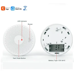 Mini Wireless Smoke and Carbon Monoxide Detector with WiFi