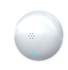 Mini Wireless Water Leak Sensor, ABS, 10-Year Battery Life, Water-Resistant, Interconnected Fire Safety Detector