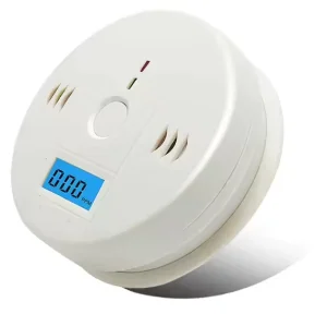 Monoxide Poisoning Alarm Detector With LCD Display CO Gas Sensor Detector Carbon