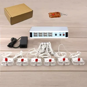 Multi-Port Mobile Phone Anti-Theft Alarm System with Charger
