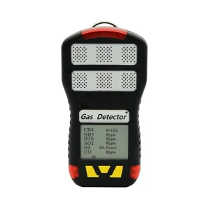 Multi Portable 4 Gas Detectors Four Digital Used in Toxic Combustible Area
